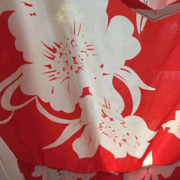 Henrigirl Floral Scoop Back Ruffle Romper - Picture 3 of 10